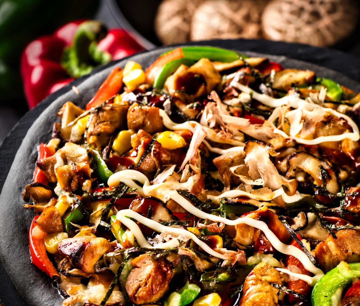 Terriyaki Chicken pizza